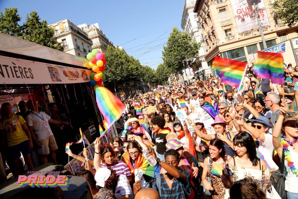 Défilé de la gay pride de Marseille
