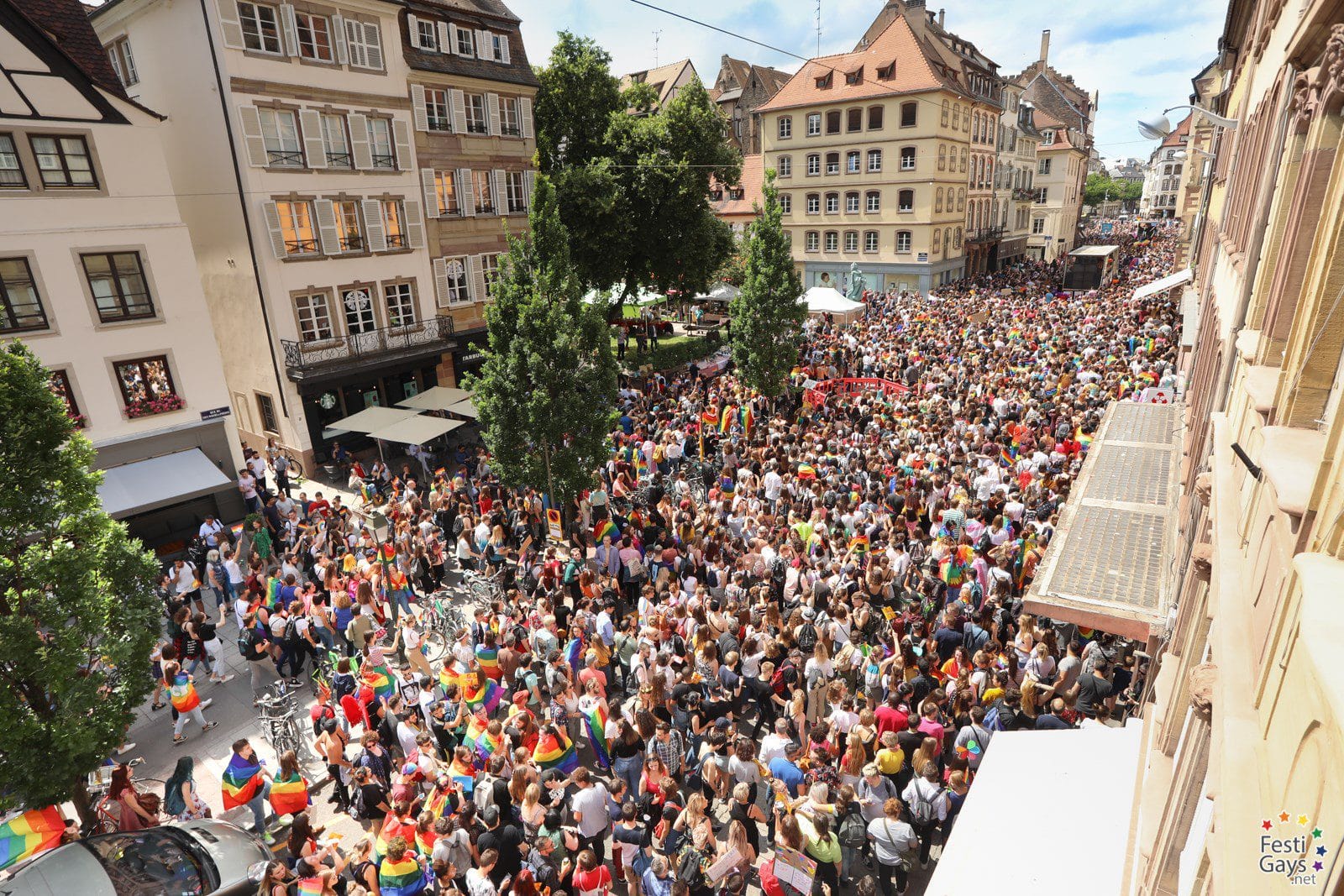 Défilé de la fierté LGBT à Strasbourg ce samedi 18 juin 2022