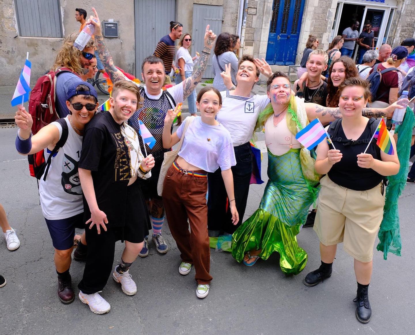 Ils étaient nombreux à assister à la gay pride de La Rochelle 2022