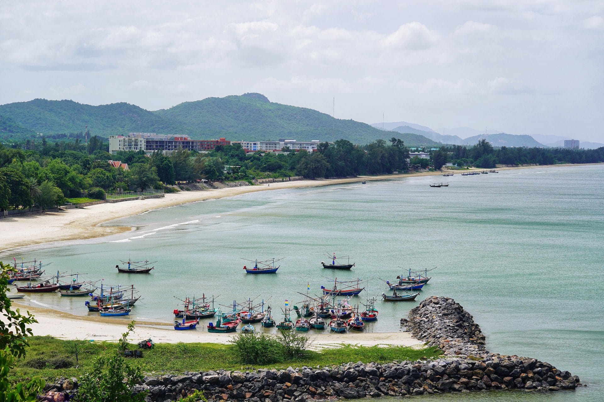 La plage de Hua Hin