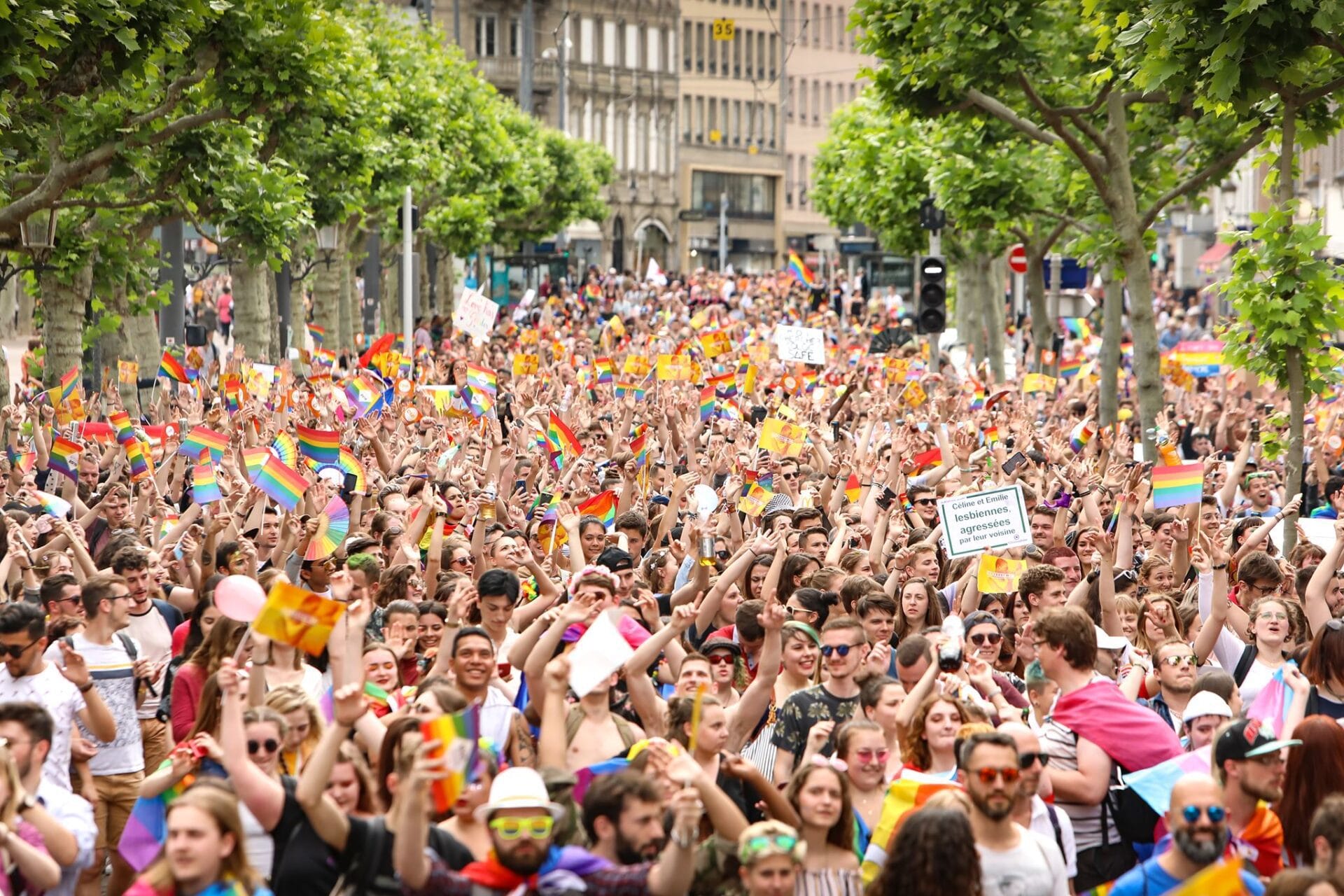 Plus de 15 000 personnes à la marche des fiertés de Strasbourg